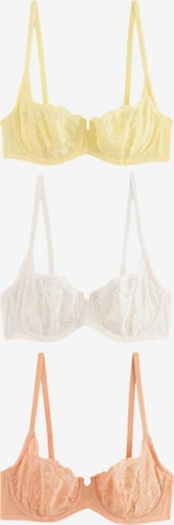 Next T-Shirt Rintaliivi värissä keltainen: etupuoli