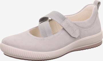 Legero Ballet Flats with Strap in Grey: front