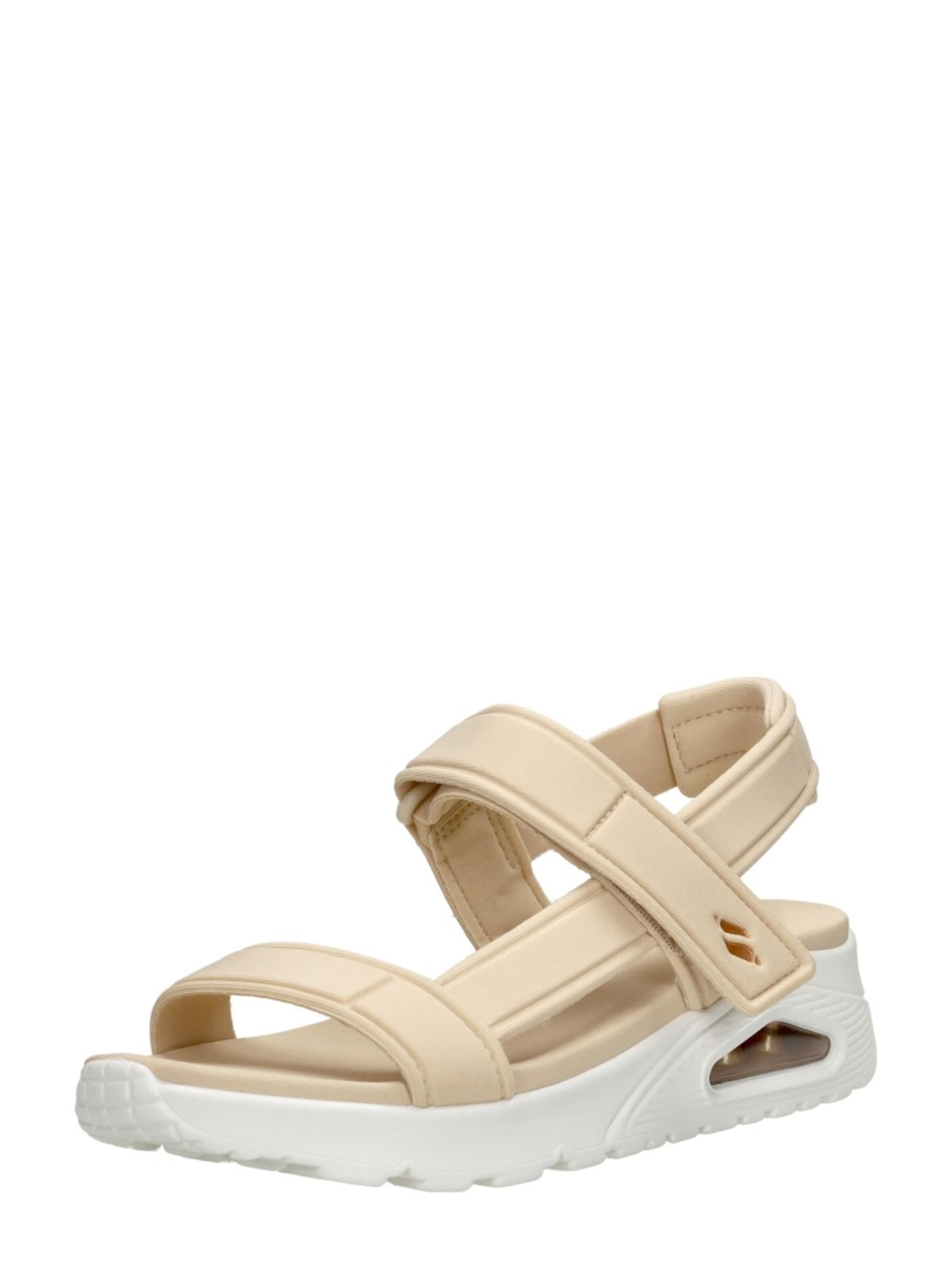 SKECHERS Sandaal 'Uno' in Beige: voorkant