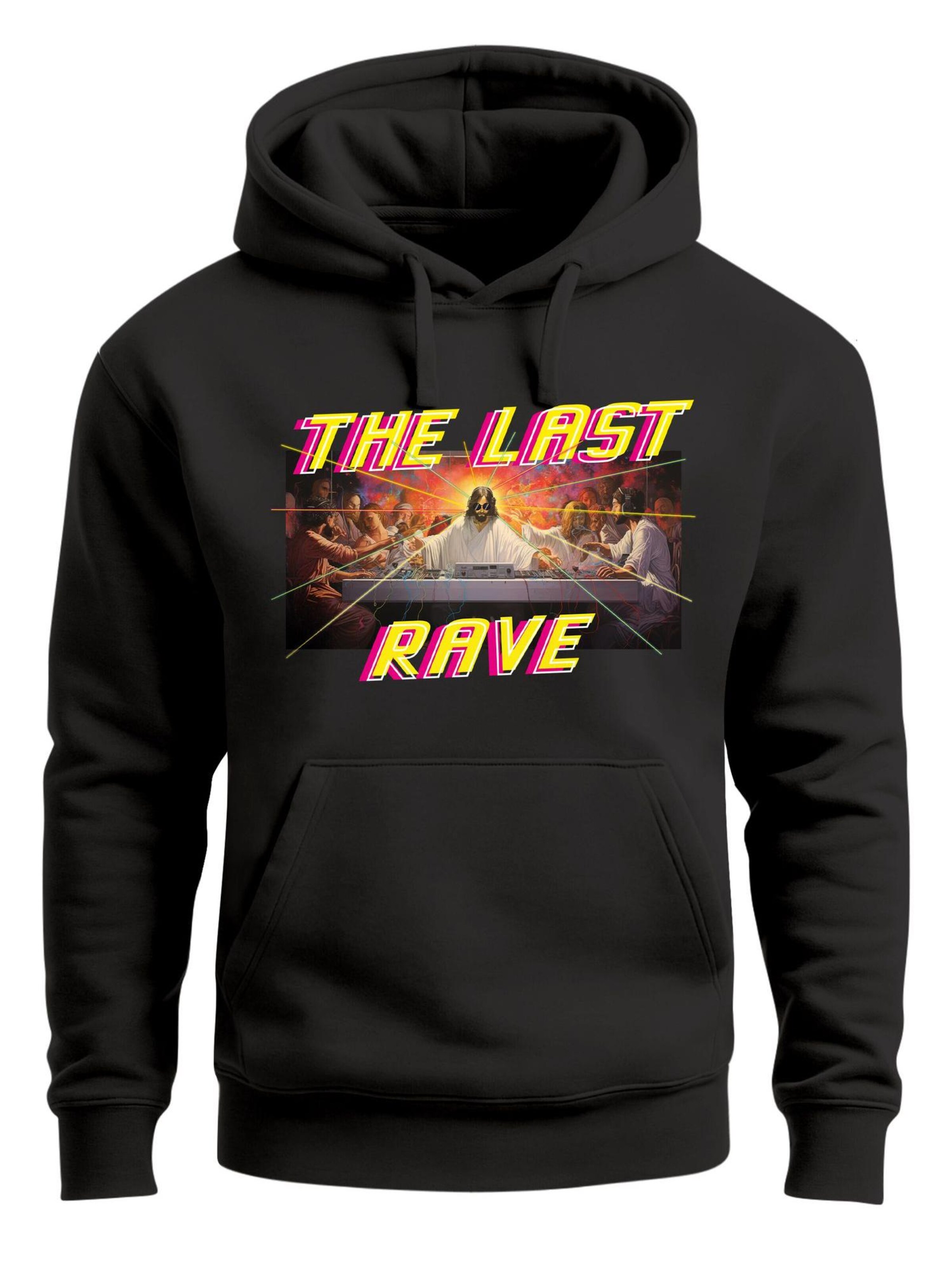 Neverless Sweatshirt 'The Last Rave' in Black: front