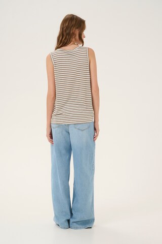 My Essential Wardrobe Top 'Lisa' in Brown