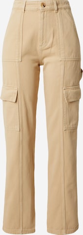 regular Pantaloni cargo di Nasty Gal in beige: frontale