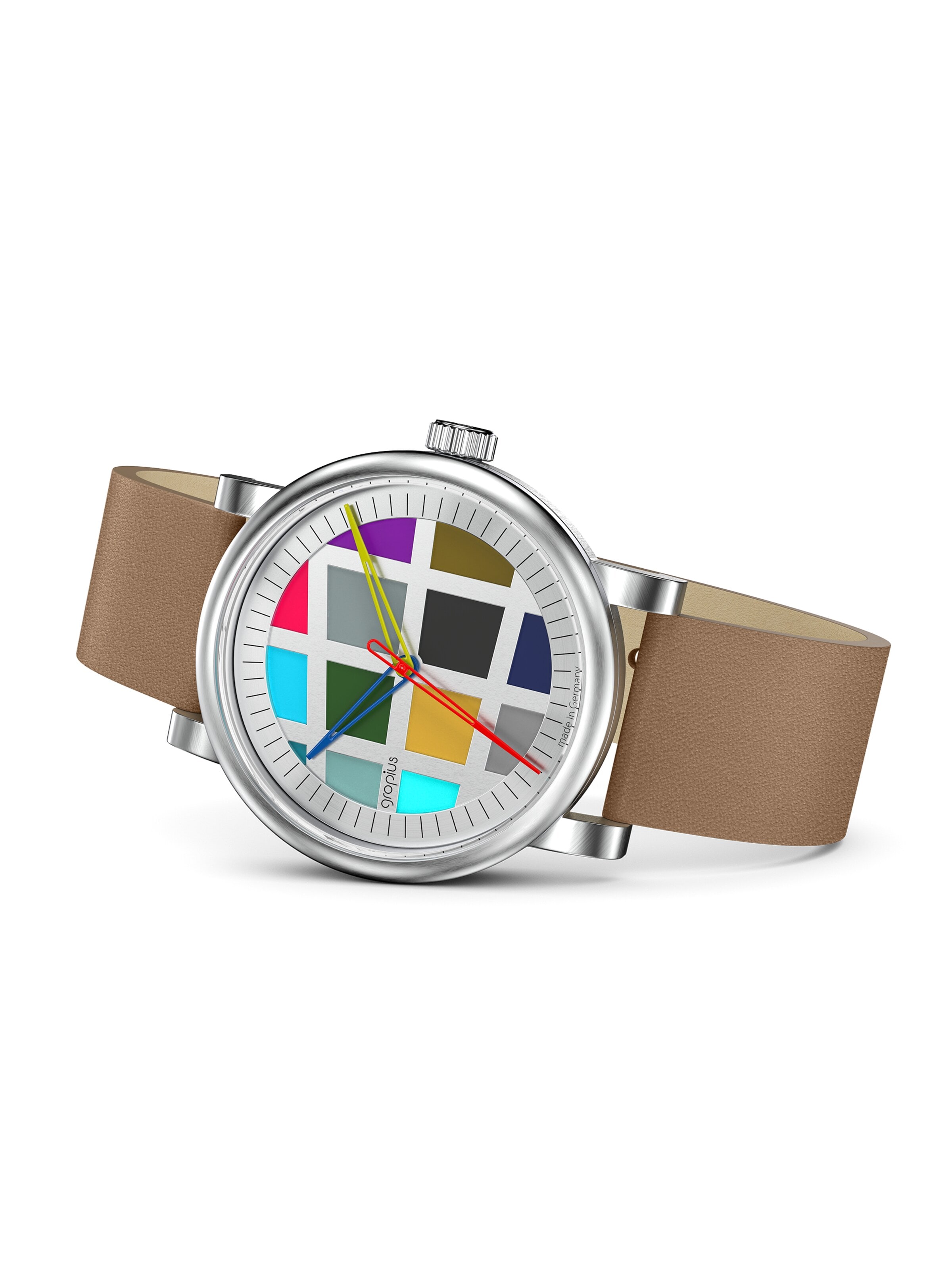 WALTER GROPIUS Analog Watch 'ATRIUM AUTOMATIK' in Silver