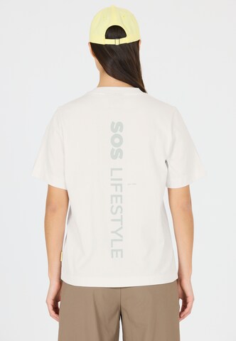 SOS Shirt 'Semeru' in Wit