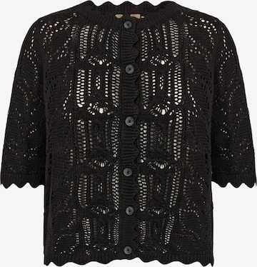 Soyaconcept Neuletakki värissä musta: etupuoli