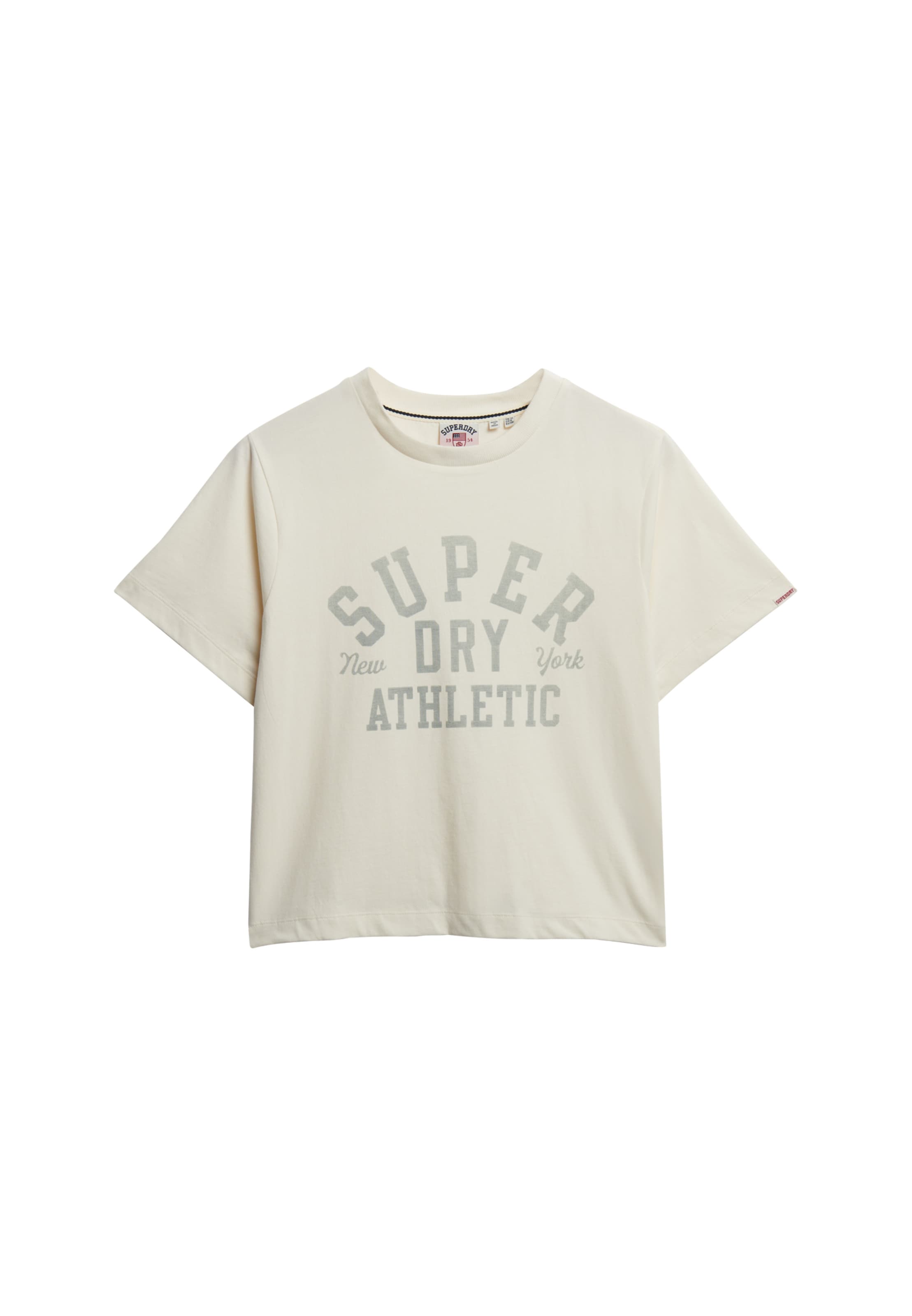 Superdry & Co Shirt 'Athletic Essentials' in Wit: voorkant