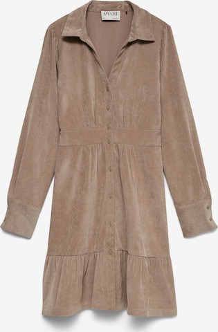 VERO MODA Kleid 'Awasta' in Braun: Vorderseite