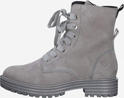 TAMARIS Botines con cordones en gris claro, Vista del producto