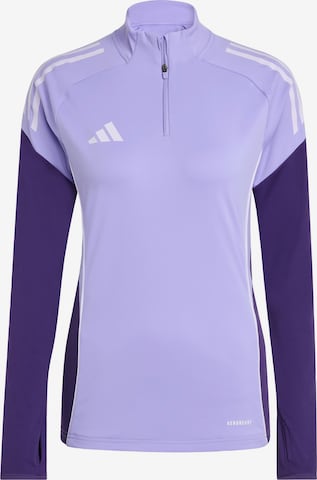 ADIDAS PERFORMANCE - Camiseta funcional 'Tiro 25 Competition' en lila: frente