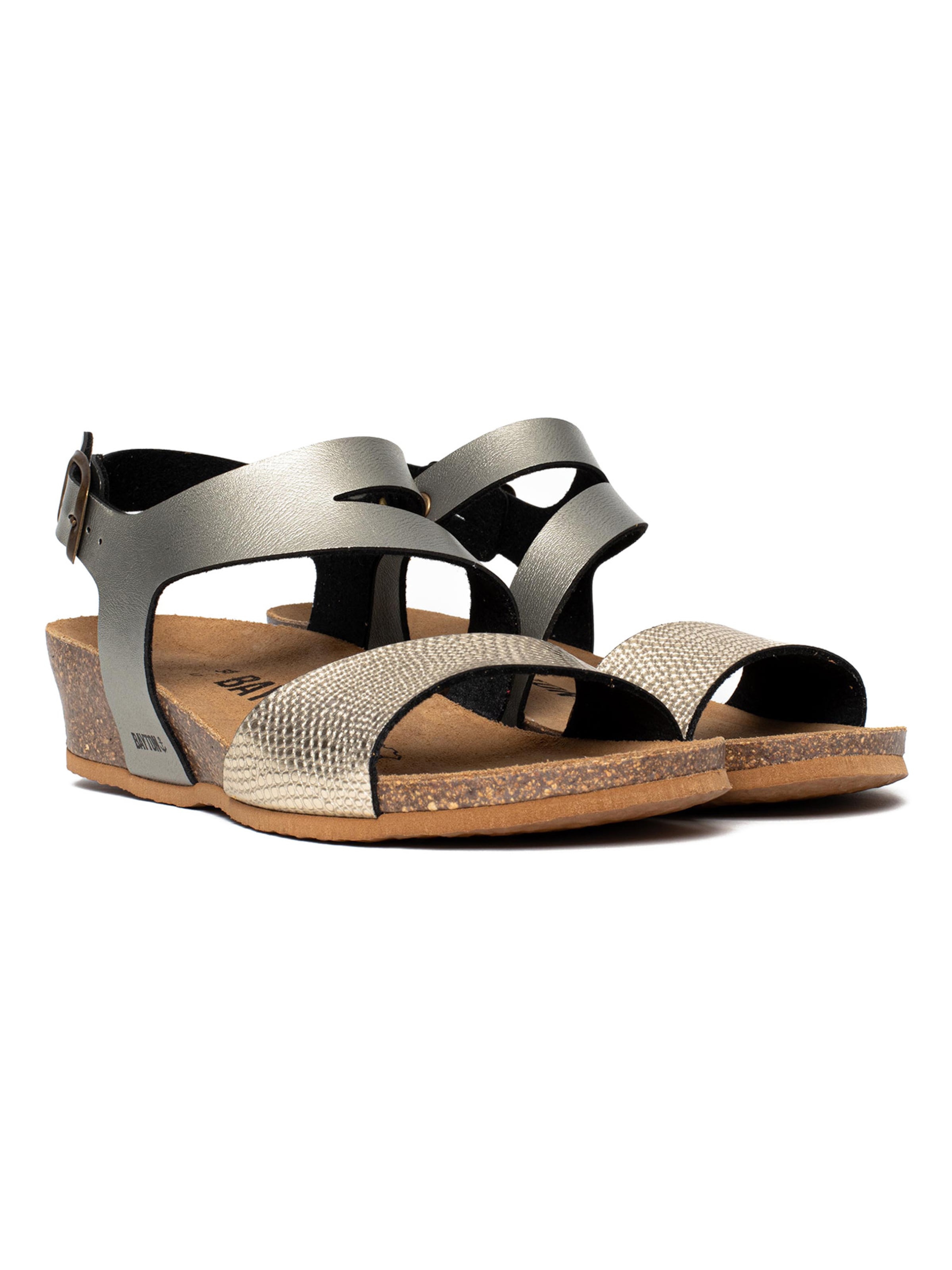 Bayton Sandały z rzemykami 'Reus' w kolorze złoty