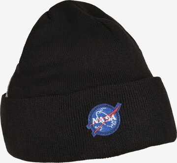 Mister Tee Beanie 'NASA Embroidery' in Black