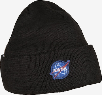 Mister Tee Muts 'NASA Embroidery' in Zwart