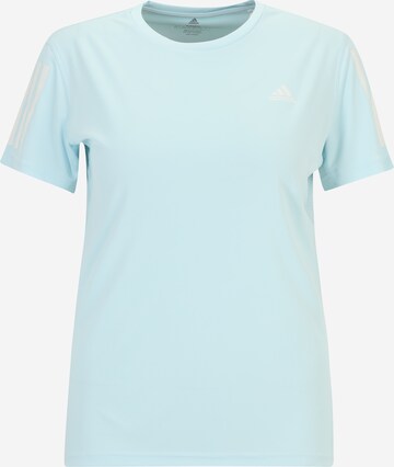 ADIDAS SPORTSWEAR - Camisa funcionais 'Own The Run' em azul: frente