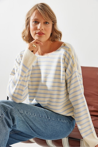 Pull-over Bianco Lucci en beige