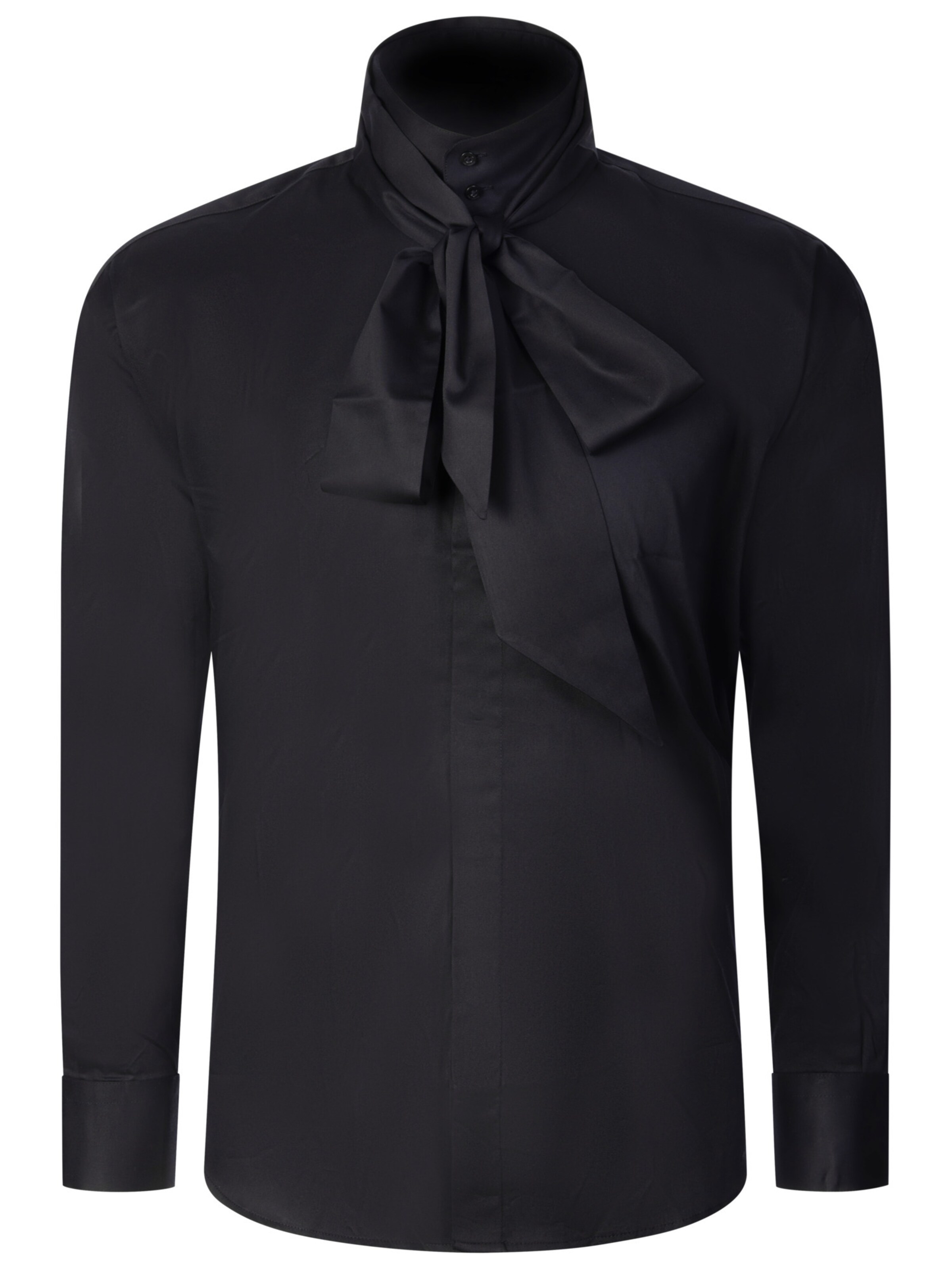 Karl Lagerfeld - Ajuste regular Camisa en negro: frente