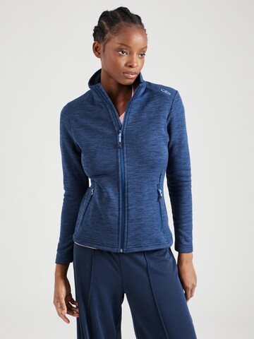 CMP Functionele fleece jas in Blauw: voorkant