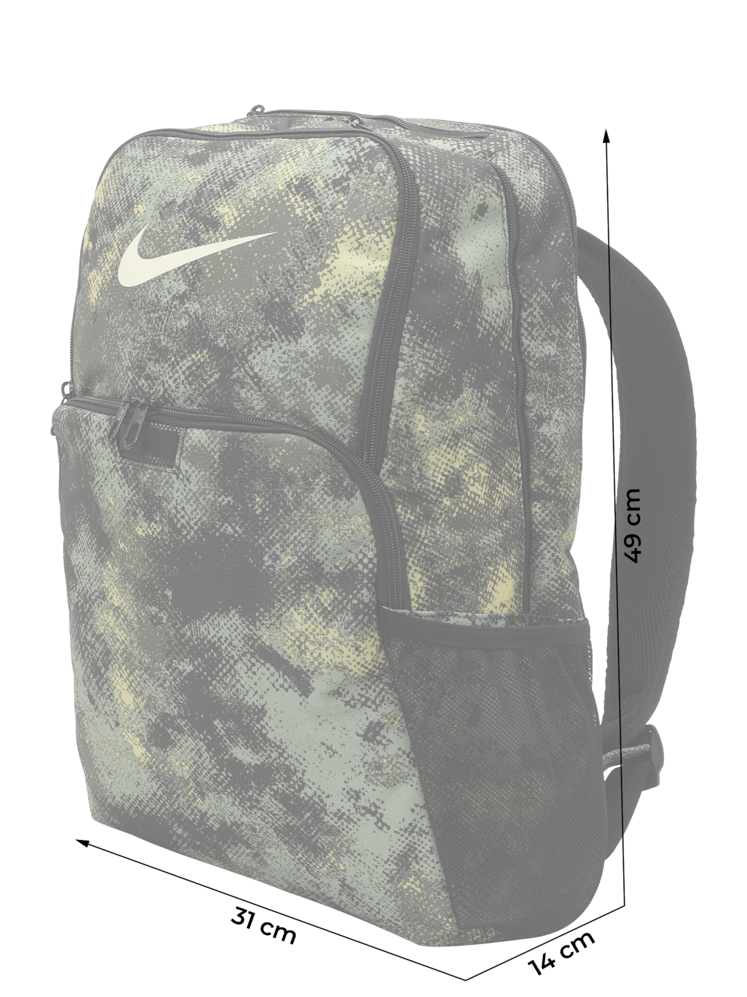 zaļš NIKE Sporta mugursoma 'Brasilia'