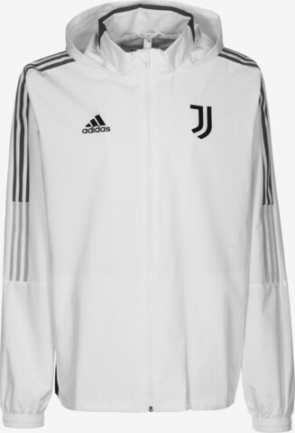 Veste de sport ADIDAS SPORTSWEAR en blanc : devant