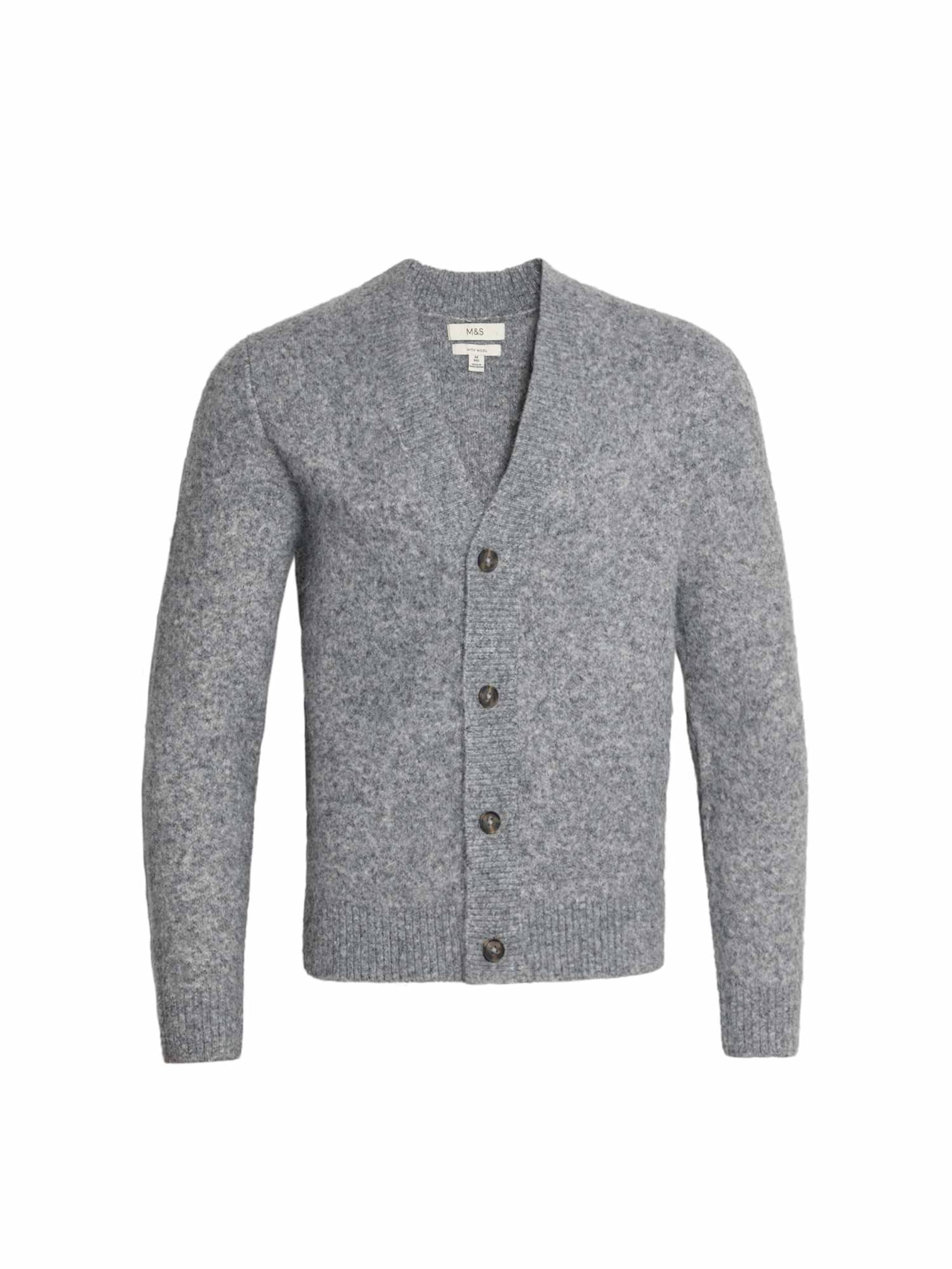 Marks & Spencer Knit cardigan in Grey, Item view