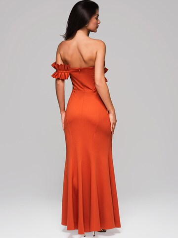 Ombre Abendkleid in Orange