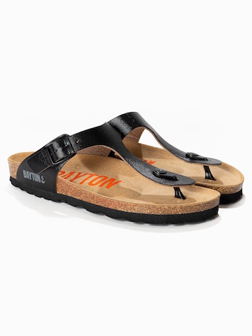 Bayton T-bar sandals 'MERCURE' in Black