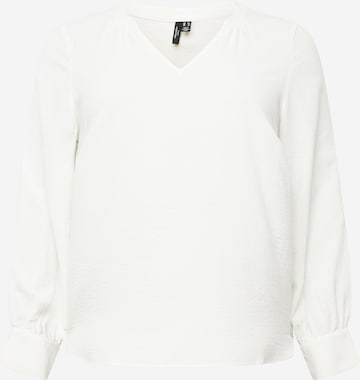 Vero Moda Curve - Blusa 'CALVA' em branco: frente