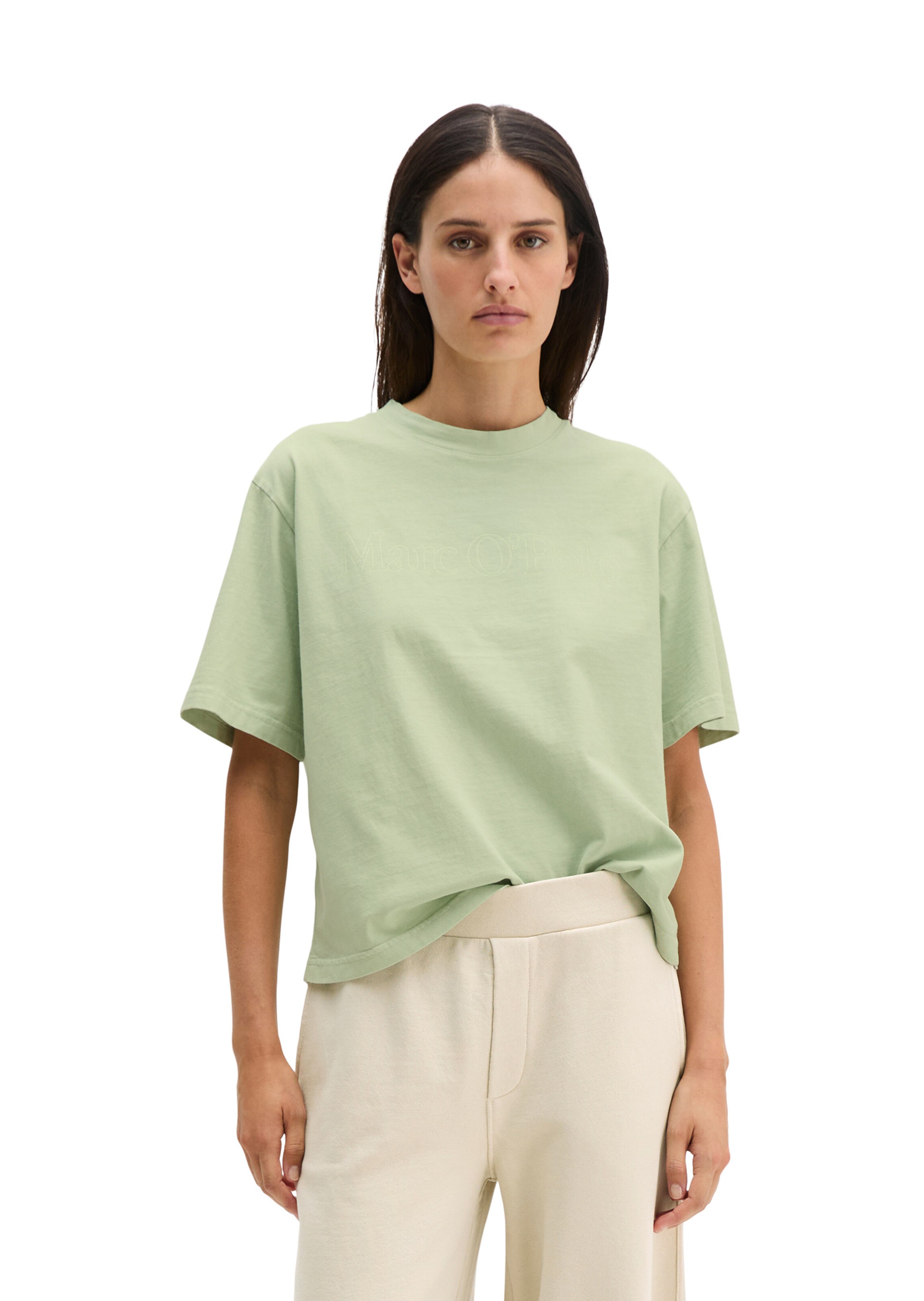 Marc O'Polo Shirt in Groen: voorkant