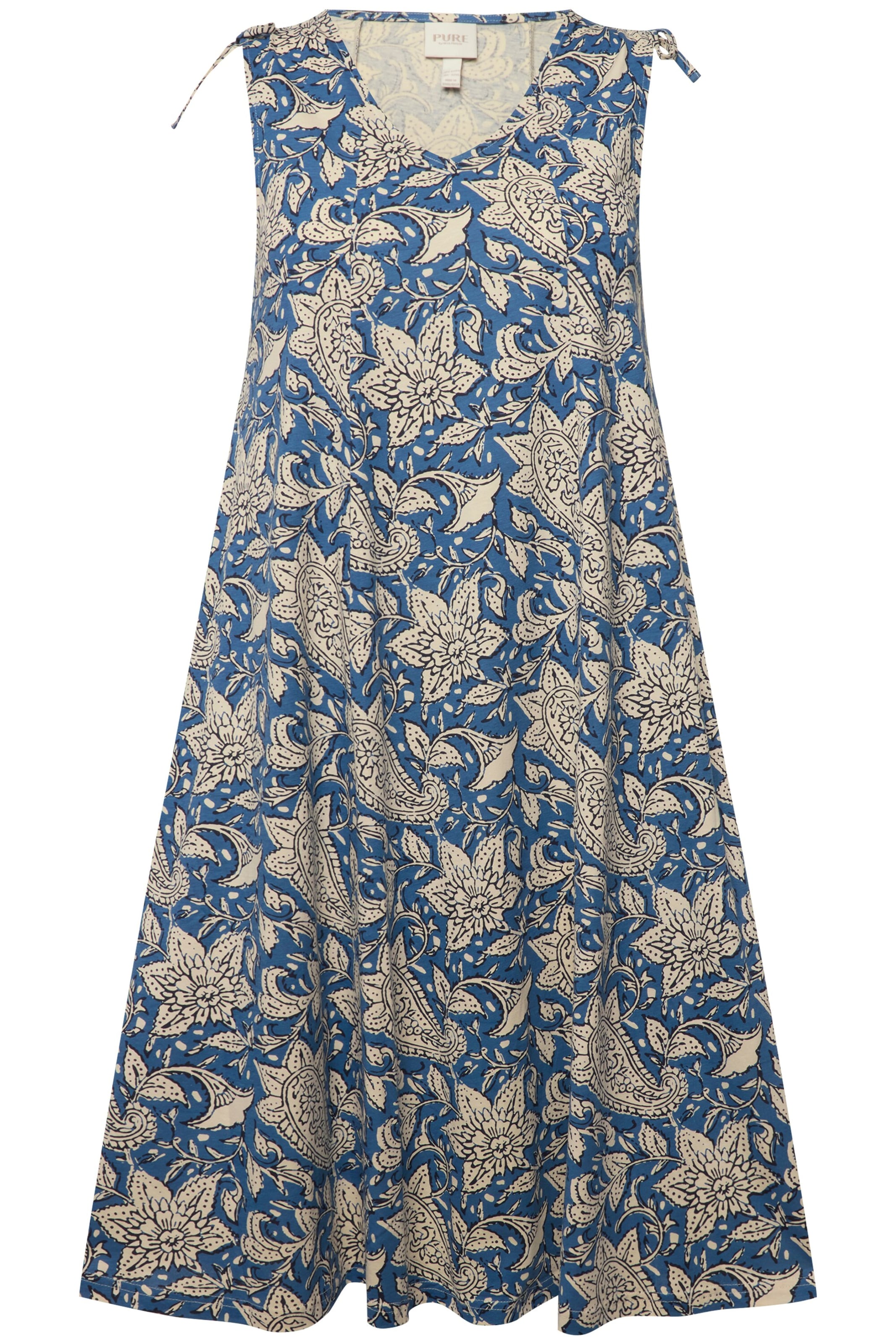 Ulla Popken Suvekleit, värv sinine: eest vaates