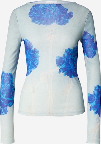 TOPSHOP Shirt in Blauw: voorkant