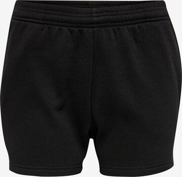 Hummel Regular Workout Pants in Black: front