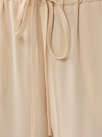 Wide Leg Pantalon Hiccup en beige