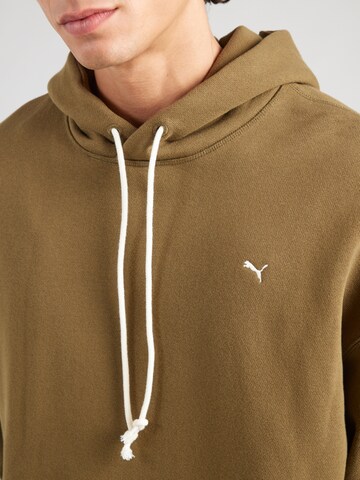 PUMA Αθλητική μπλούζα φούτερ σε πράσινο