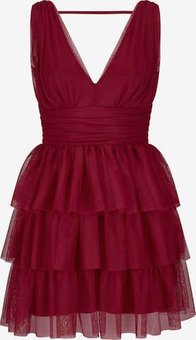 Nicowa Cocktail Dress in Red: front