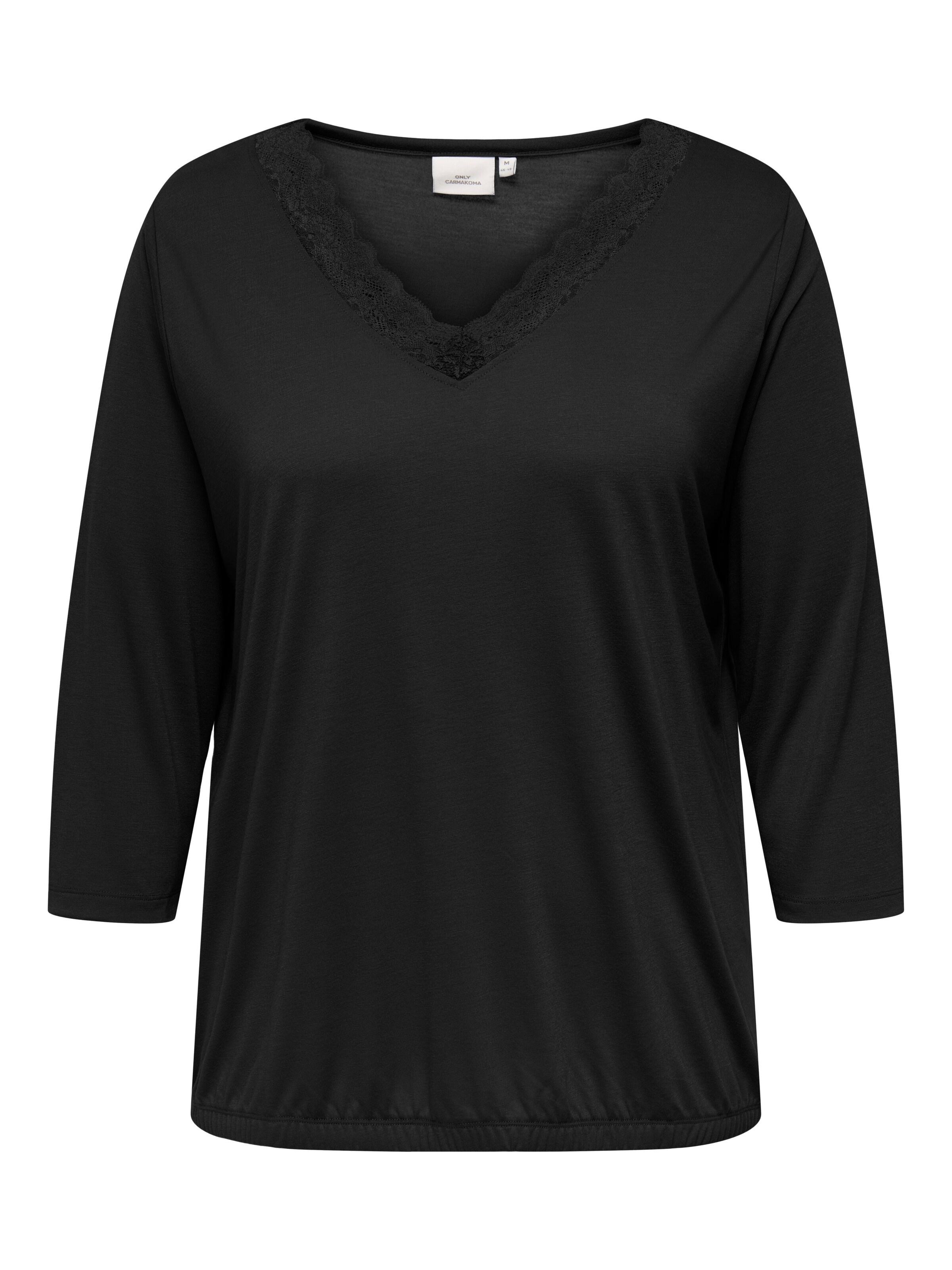 ONLY Carmakoma Shirt in Black: front