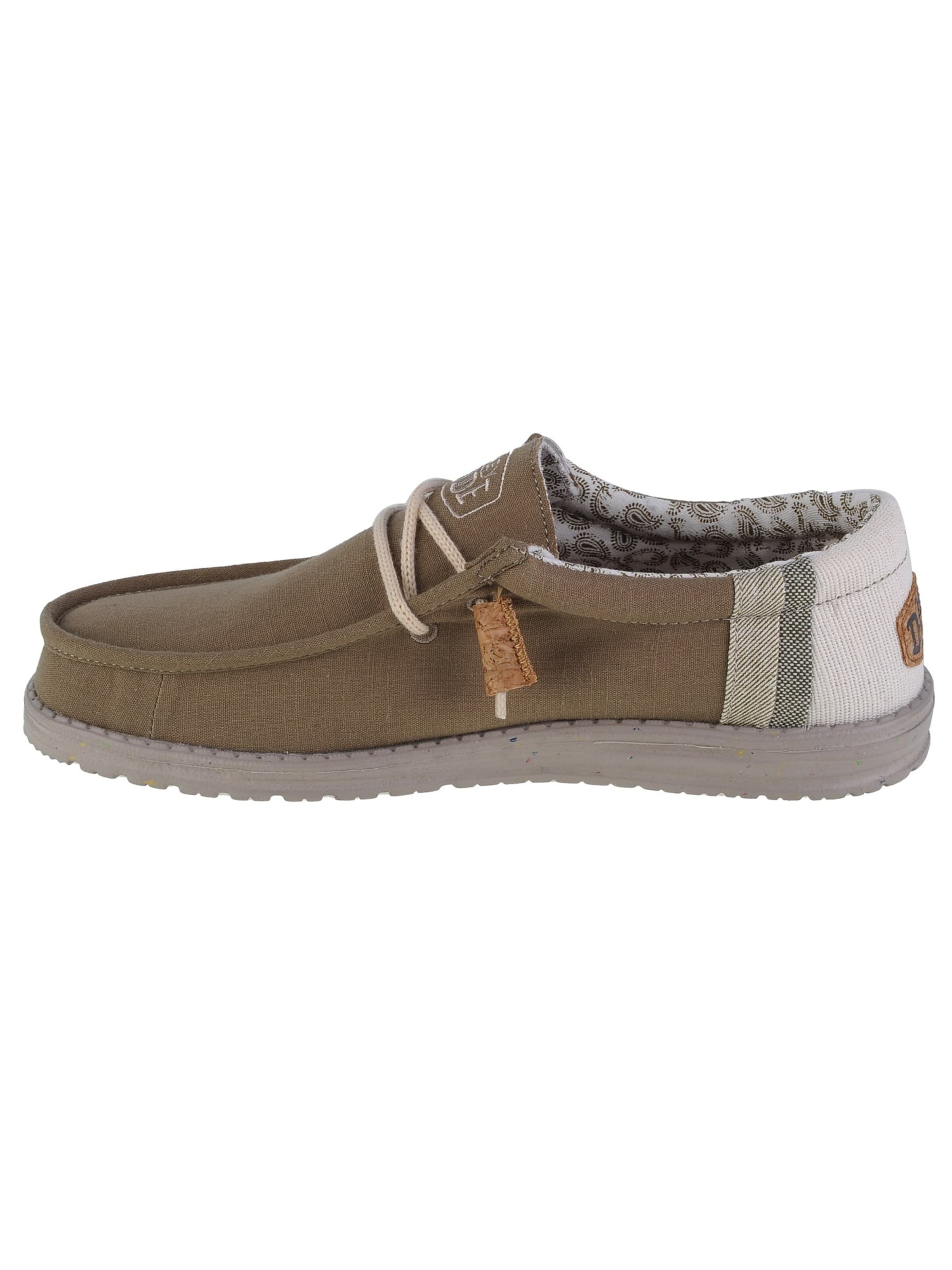 HEY DUDE Moccasin 'Hey Dude Wally Break Stitch' in Green