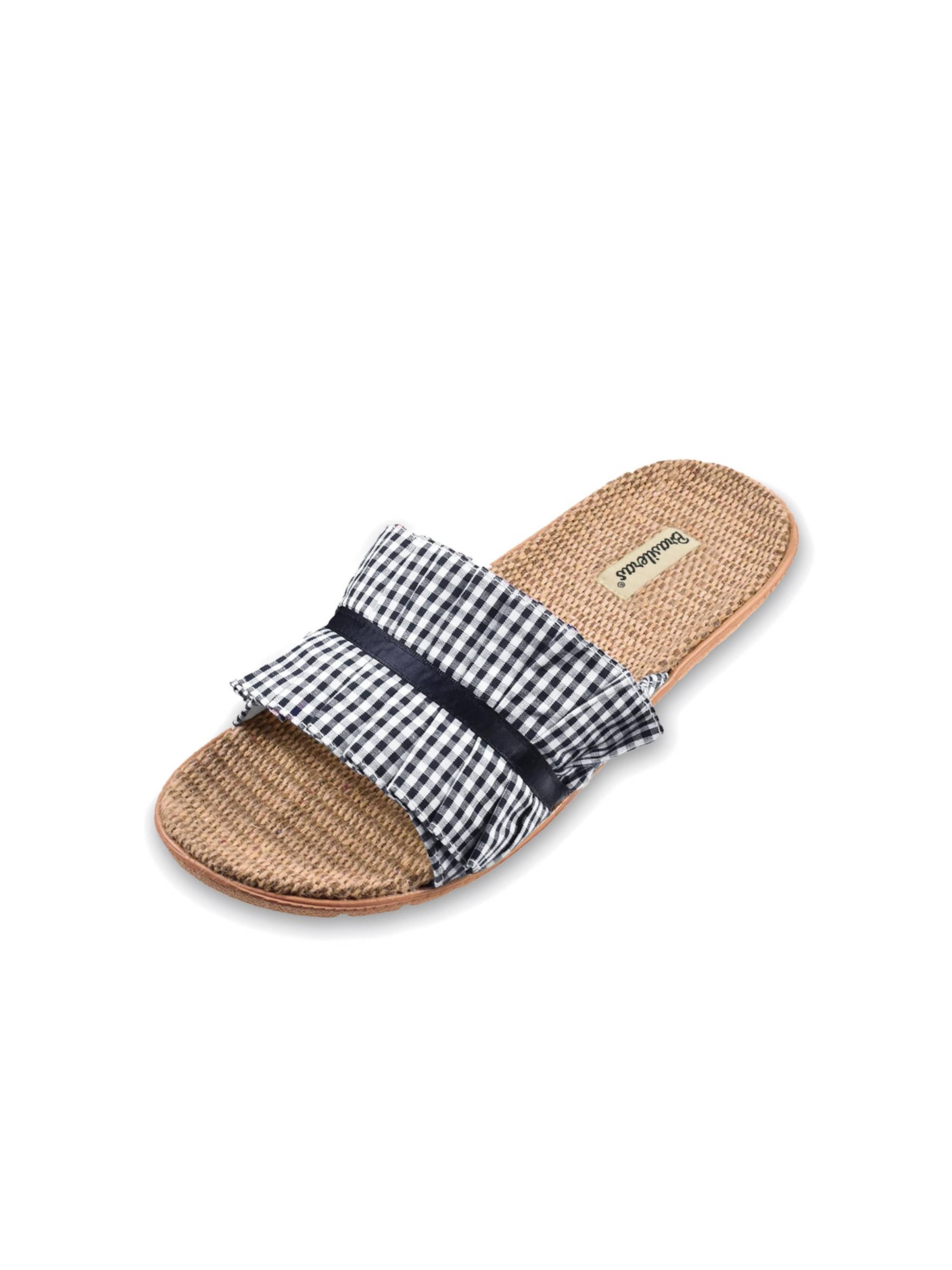 Sandalo 'Vichy' di Brasileras in blu