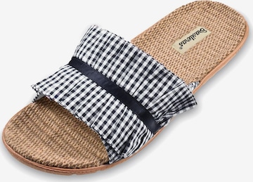 Brasileras Sandal 'Vichy' in Blue: front