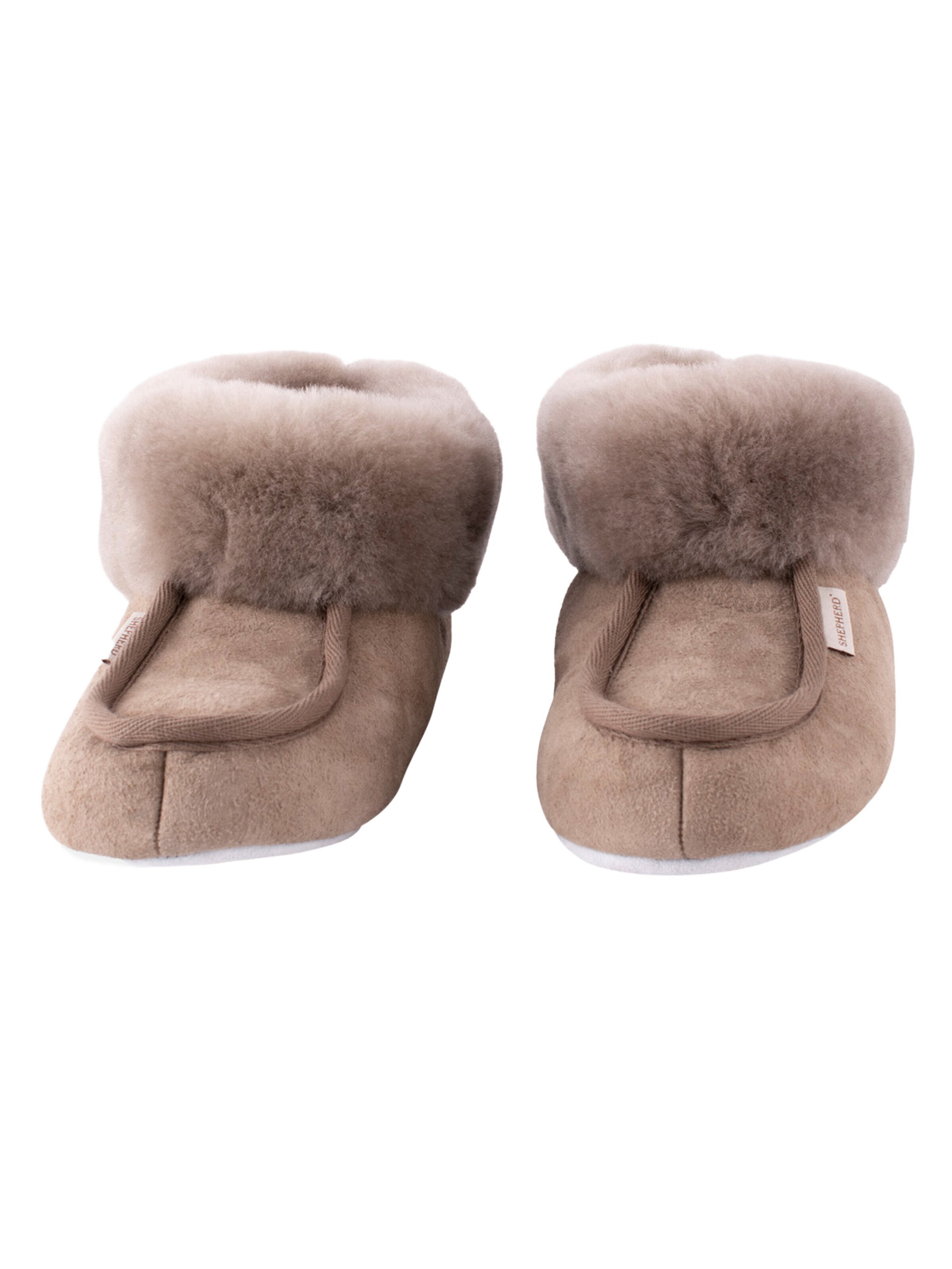 SHEPHERD Slippers 'Moa' in Beige