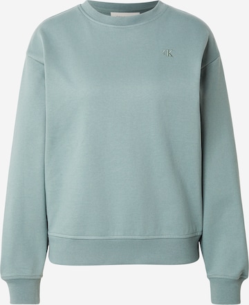Calvin Klein Jeans Sweatshirt in Grün: Vorderseite