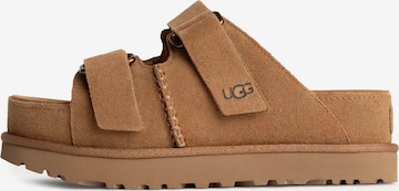 UGG Pantolette 'Goldenstar Hi Slide' in Braun: Vorderseite