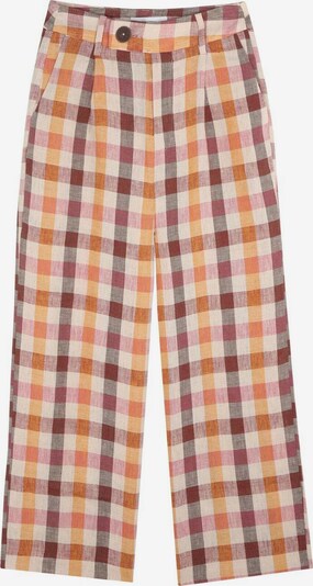 Scalpers Kalhoty se sklady v pase 'Vichy' - hnědá / růžová / bílá, Produkt