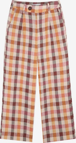 Scalpers Loose fit Pleat-front trousers 'Vichy' in Brown: front