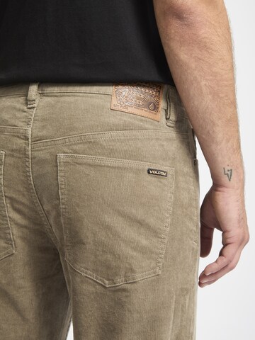 Volcom Regular Trousers 'Solver' in Brown