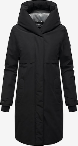 Manteau d’hiver 'Domingaa 14' NAVAHOO en noir : devant