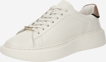 Baskets basses 'Amber Tenn' BOSS Black en blanc : devant