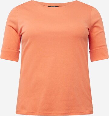 T-shirt 'JUDY' Lauren Ralph Lauren Plus en orange : devant