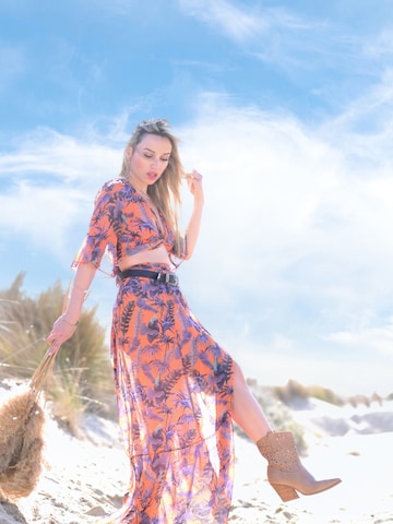 Hobo Sapiens Rok 'Nurul maxi skirt' in Oranje