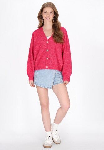 MYMO Gebreid vest in Roze