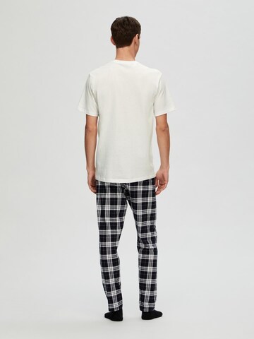 SELECTED HOMME Pyjama lang in Wit