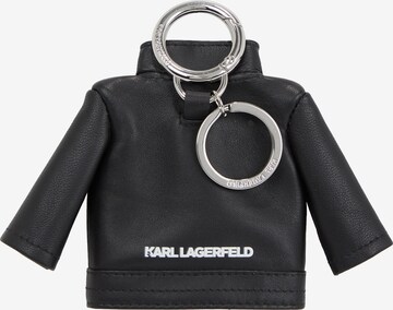 Karl Lagerfeld Breloczek do kluczy w kolorze czarny
